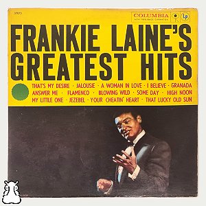LP Frankie Laine - Greatest Hits - Disco de Vinil - Hm