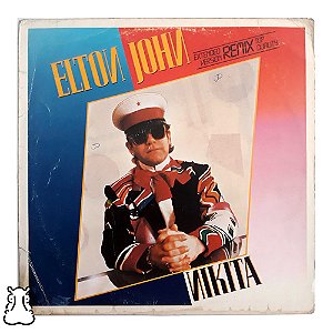 LP Elton John - Nikita - Remix - Disco de Vinil 1985 - Hm