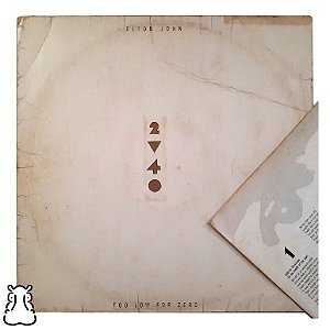 LP Elton John Too Low for Zero Vinil 1983 Encarte Leia - Hm