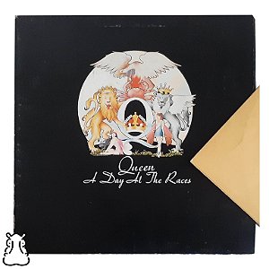 LP Queen - A Day At The Races Disco Vinil 1976 Encarte - Hm