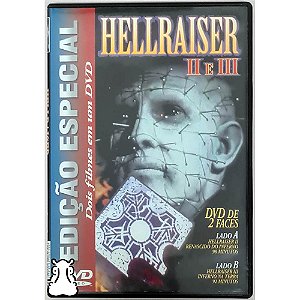 DVD Filme Hellraiser II e III - Edição Especial - Hm