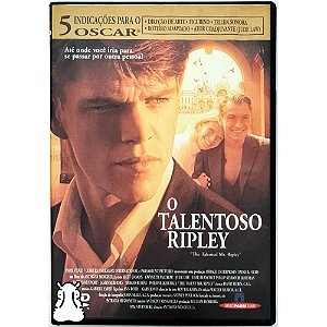 DVD Filme O Talentoso Ripley - Matt Damon - Jude Law - Hm