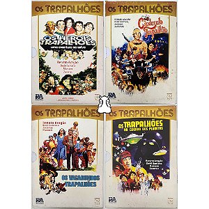 4 DVDs de Filmes de Os Trapalhões - Hm