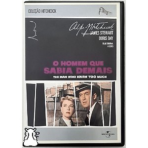 DVD Filme O Homem Que Sabia Demais - Coleção Hitchcock - Hm