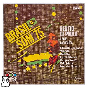 LP Benito di Paula - Brasil Som 75 Disco de Vinil 1975 - Hm