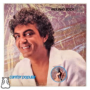 LP Paulinho Boca De Cantor Popular - Vinil 1983 Encarte - Hm
