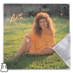 LP Beth Carvalho - Beth - Disco de Vinil 1986 Encarte - Hm