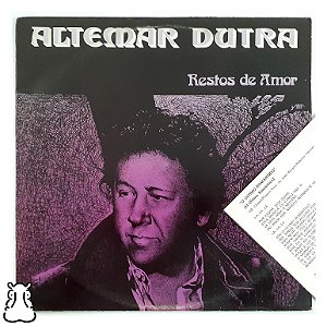 LP Altemar Dutra - Restos de Amor - Disco de Vinil Leia - Hm