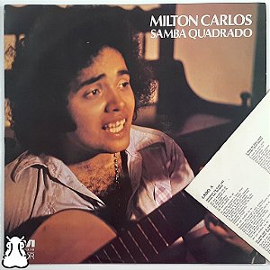 LP Milton Carlos Samba Quadrado Vinil 1975 Encarte Leia - Hm