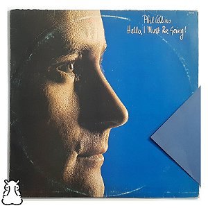 LP Phil Collins Hello I Must Be Going Vinil 1982 Encarte- Hm