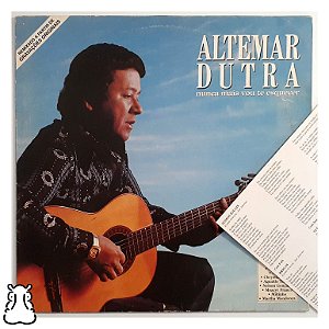 LP Altemar Dutra Nunca Vou Esquecer Vinil Encarte Leia - Hm