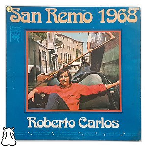 LP Roberto Carlos - San Remo 1968 - Disco Vinil 1975 - Hm