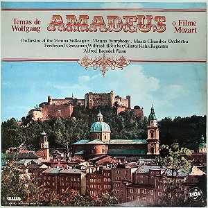 LP Mozart - Temas do Filme Amadeus Disco de Vinil 1985 - Hm