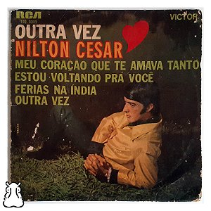 EP Compacto Nilton Cesar - Outra Vez - 1969 Vinil Leia - Hm