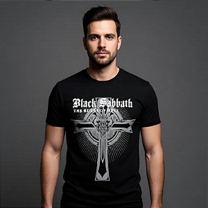 Camiseta Banda Black Sabbath The Rules Of Hell - Manga Curta