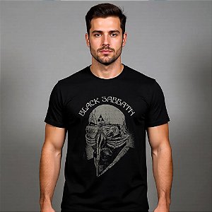 Camiseta Banda Black Sabbath - Manga Curta