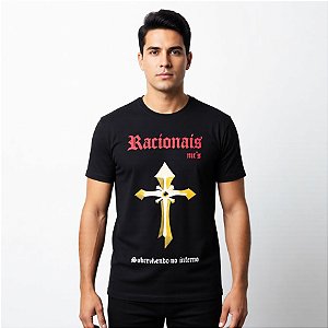Camiseta Racionais MCs Sobrevivendo No Inferno Manga Curta