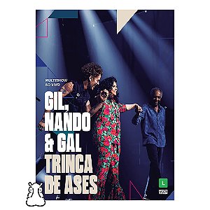 DVD Gil Nando Reis Gal - Trinca De Ases - Novo Lacrado - Hm