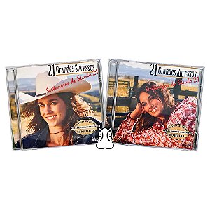 2 CDs 21 Grandes Sucessos Sertanejos Século Vol 2 e 3 - Hm