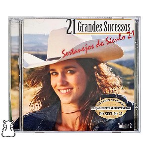CD 21 Grandes Sucessos Sertanejos do Século 21 - Vol. 2 - Hm