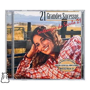 CD 21 Grandes Sucessos Sertanejos do Século 21 - Vol. 3 - Hm