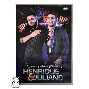 DVD Henrique & Juliano - Novas Histórias - Novo Lacrado - Hm