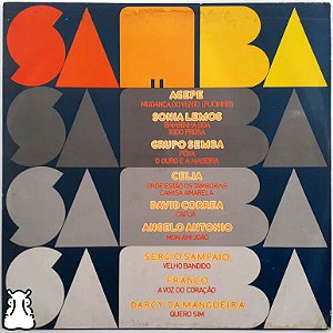 LP Samba - Disco de Vinil 1975 Leia - Hm