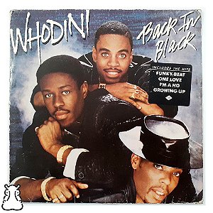LP Whodini - Back In Black - 1986 Disco de Vinil Leia - Hm
