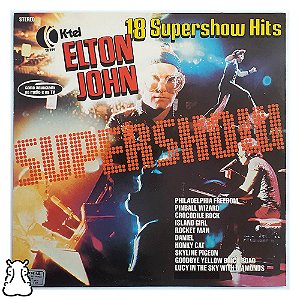 LP Elton John - 18 Supershow Hits - Disco de Vinil 1977 - Hm