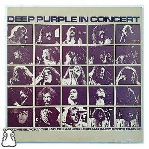 LP Deep Purple - In Concert - Disco de Vinil Duplo 1980 - Hm