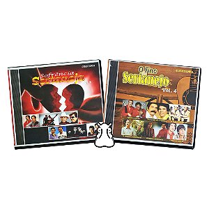 2 Cds Sofrência Sertaneja - Fino do Sertanejo Coletânea - Hm