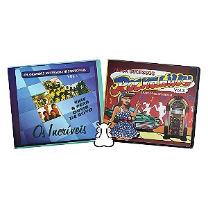 2 CDs Os Incríveis - Mega Sucessos Rockabilly - Hm