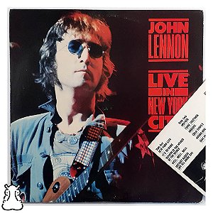 LP John Lennon Live in New York City Vinil 1985 Encarte - Hm
