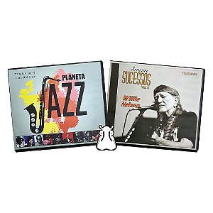 2 CDs Willie Nelson - Planeta Jazz Coletânea - Hm