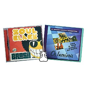 2 CDs Os Incríveis Sucessos - Soul Black Brasil Vol.1 - Hm