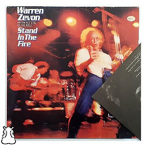 LP Warren Zevon - Stand In The Fire Vinil 1981 Encarte - Hm