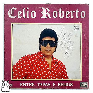 LP Célio Roberto Tapas e Beijos Vinil Dedicatória 1989 - Hm