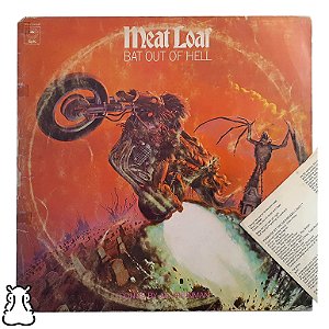 LP Meat Loaf - Bat Out Of Hell - Vinil 1978 Encarte - Hm