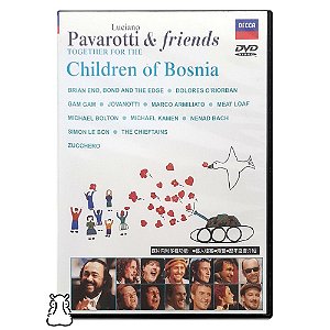 DVD Pavarotti - For The Children Of Bosnia - Importado - Hm
