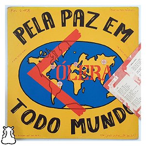 LP Cólera - Pela Paz em Todo Mundo Disco Vinil Encarte - Hm