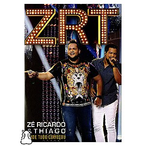 DVD Zé Ricardo & Thiago Onde Tudo Começou Ao Vivo Promo - Hm