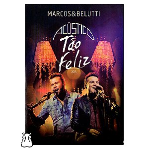 CD + DVD Marcos & Belutti - Acústico Tão Feliz - Promo - Hm