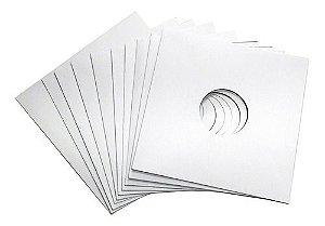 10 Capas Brancas Disco De Vinil Lp 12 Papelão - Vinil - Hm