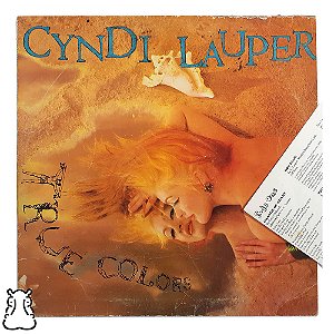 LP Cyndi Lauper - True Colors - Vinil 1986 Encarte Leia - Hm