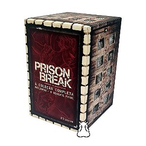 Box DVD - Série Prison Break - Coleção Completa 23 DVDs - Hm