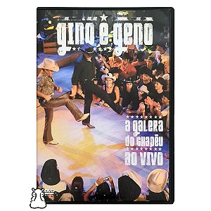 DVD Gino & Geno - A Galera Do Chapéu - Ao Vivo - 2006 - Hm