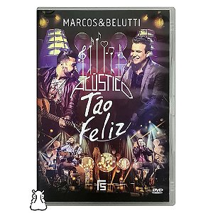 DVD Marcos & Belutti - Acústico - Tão Feliz - 2015 - Hm