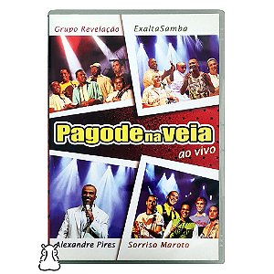 DVD Pagode Na Veia - Ao Vivo - Revelação - Exaltasamba - Hm