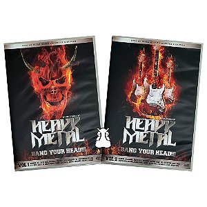2 DVDs Monsters Of Heavy Metal Vol 1 e 2 - Novo Lacrado - Hm