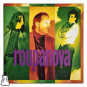 LP Roupa Nova - Frente e Versos Vinil 1990 Encarte - Hm